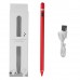 Digital Active Stylus Pen for iPad / iPhone or Android Touch Screen Devices Red