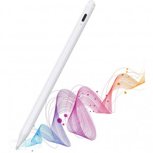 2nd Gen Active Stylus Pen for iPad 2018 -2020 Only, with Tilt Pressure Sensitivity, White