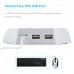 Vertical Charging Stand for PS4 Pro with Dual Cooler Fan White