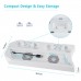 Vertical Charging Stand for PS4 Pro with Dual Cooler Fan White